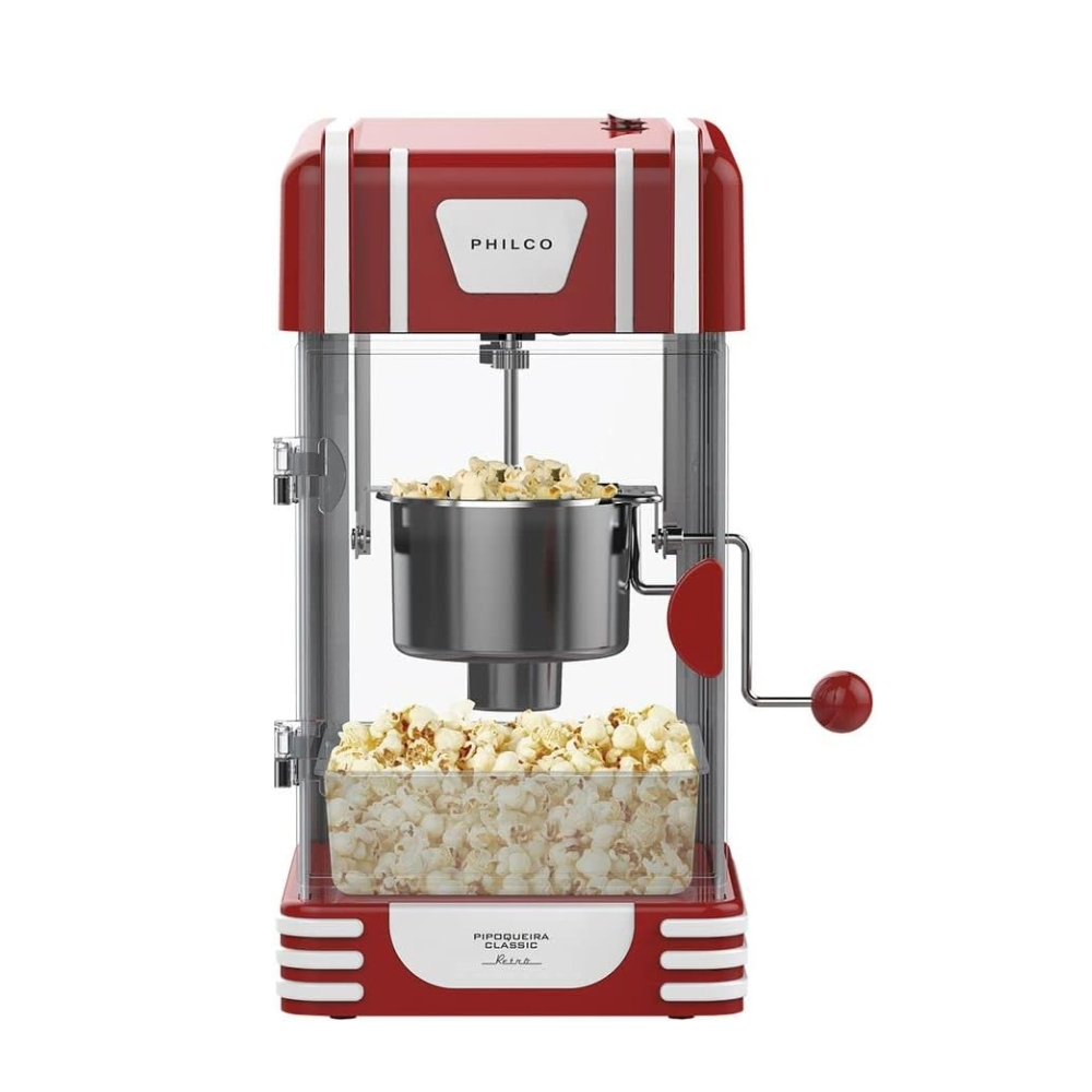 Pipoqueira Classic Retrô, Misturador Automático, Com Bandeja Para Servir
                      Pipoca PPI04V Philco