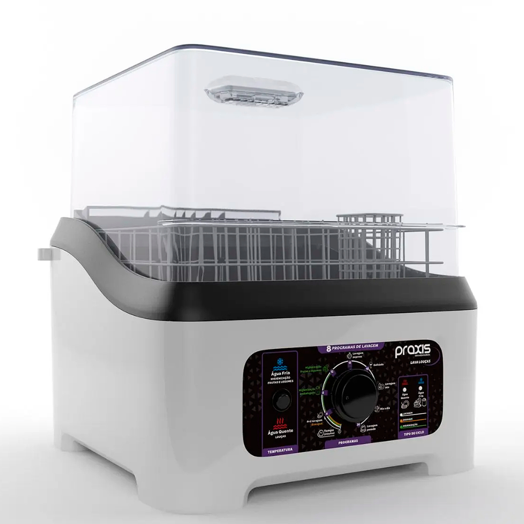 Lava Louças Praxis Portátil LLPP Semi-Automática 127V Branca - 2