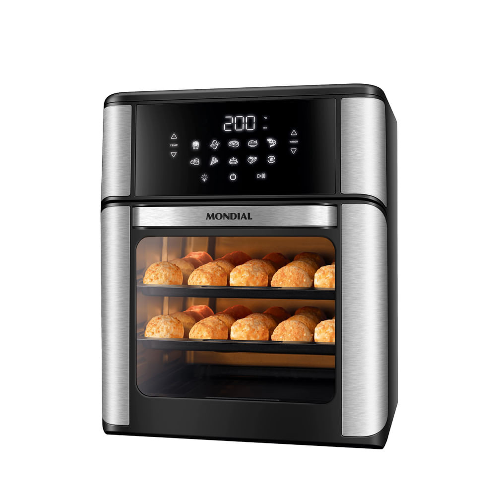 Fritadeira Air Fryer Forno Mondial — 12L Oven & 25L French Door